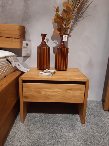 Balkenbett mit 2 Nachtkosolen BALTIMORE